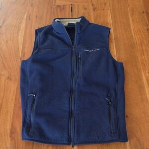 Vineyard Vines Deep Navy Zip Fleece Vest